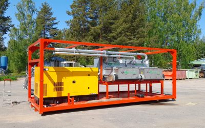 Ruthon Services Oy:n uusi mobiiliseparointilaitteisto valmistuu parhaillaan Saarijärvellä