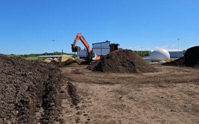 Biokaasulaitoksen mädätysjäännösten jatkokäsittely, kiinteiden jakeiden kenttäkäsittelyt sekä toimituslogistiset palvelut